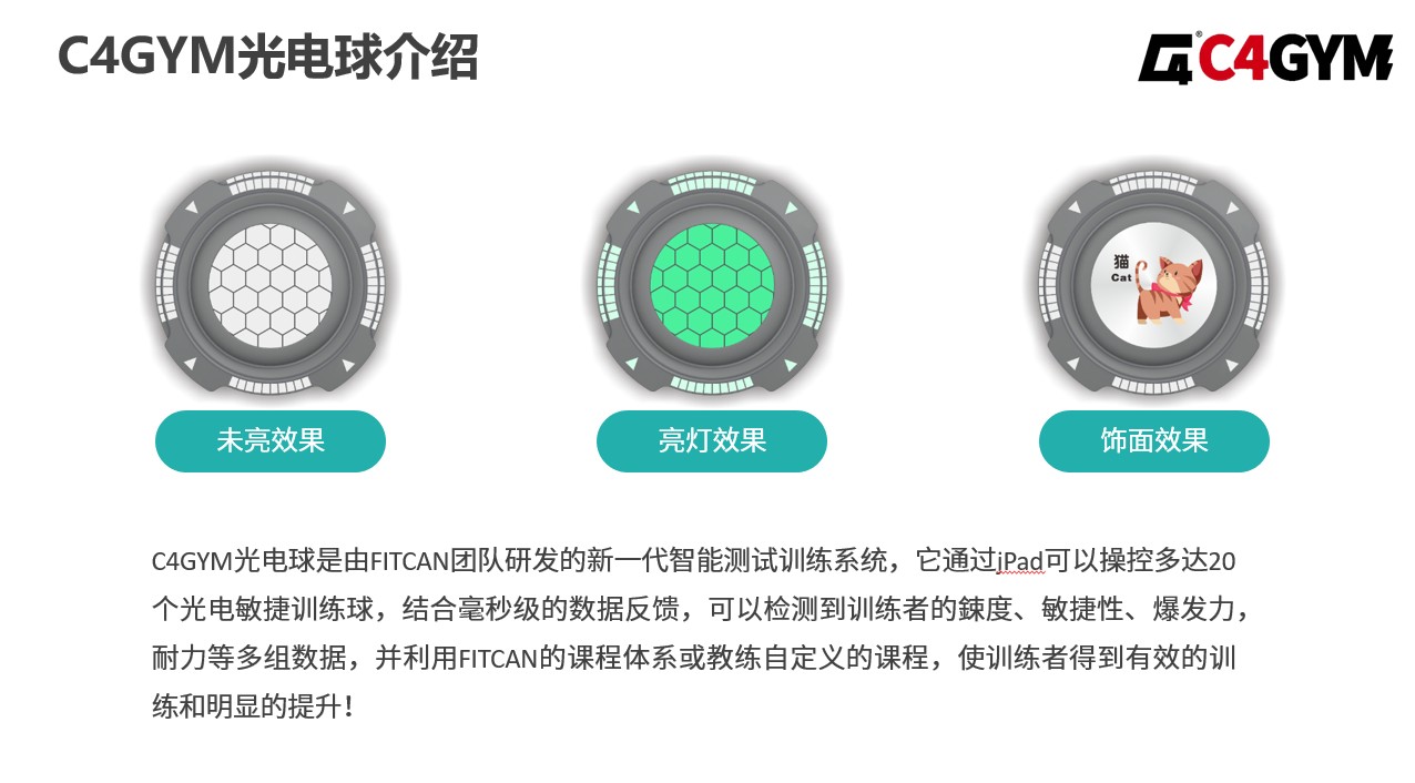 光電敏捷球-智能健身設備