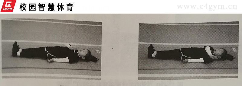 仰臥姿水平面手臂左右推撐