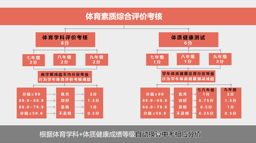 體育素質綜合評價考核