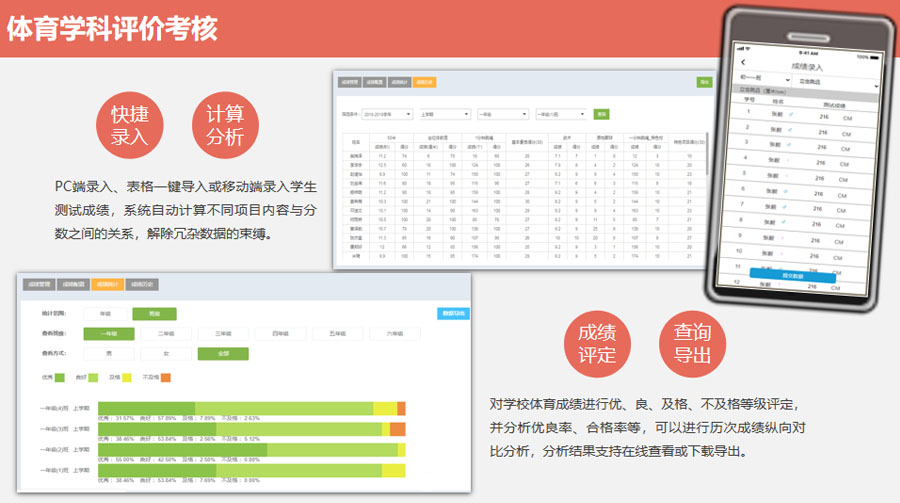 成績評定查詢導出
